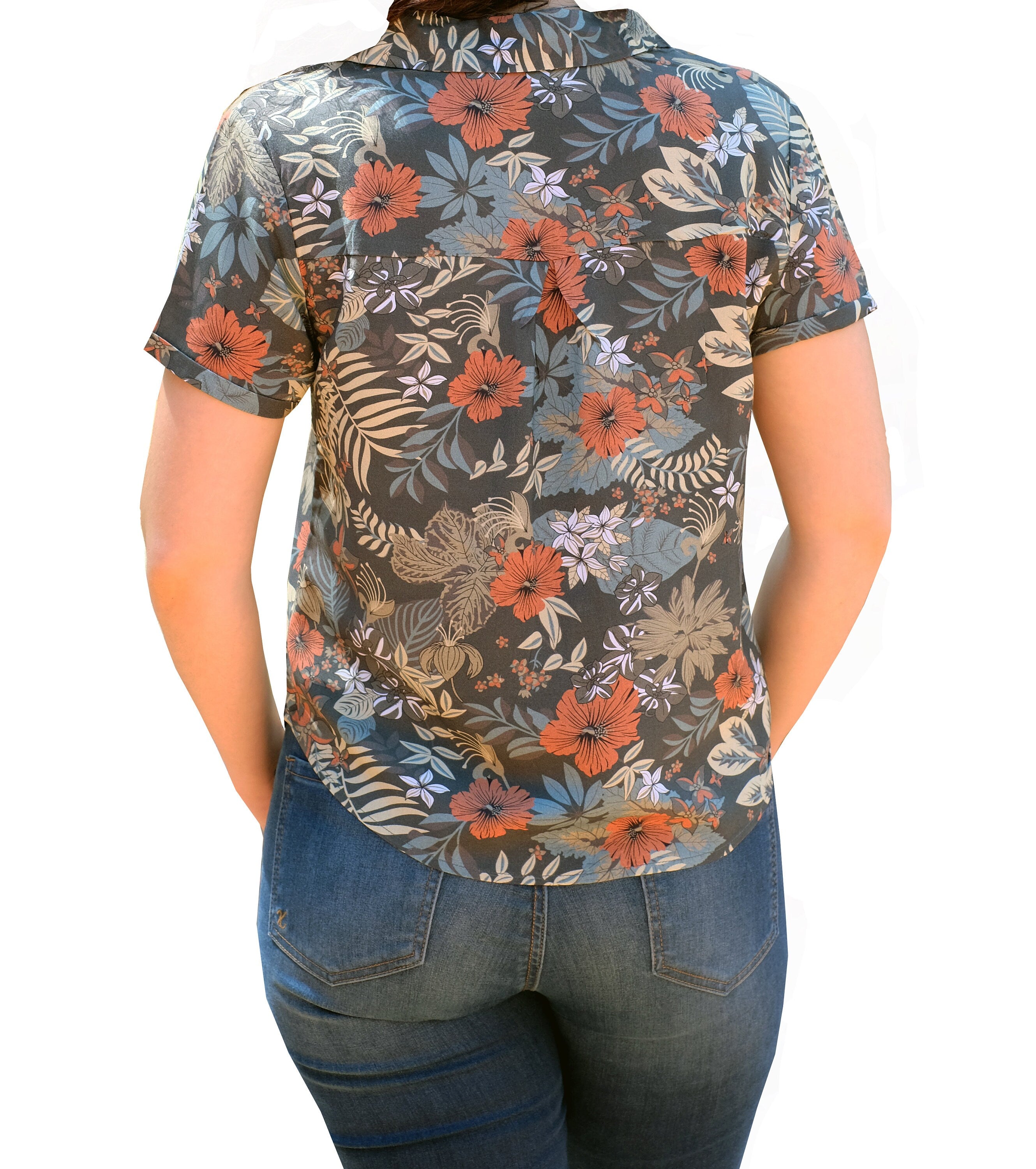 Women's Vintage Floral Shirt