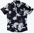Black Birds of Paradise Button Down Shirt