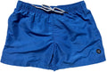 Solid Blue Swim Trunks