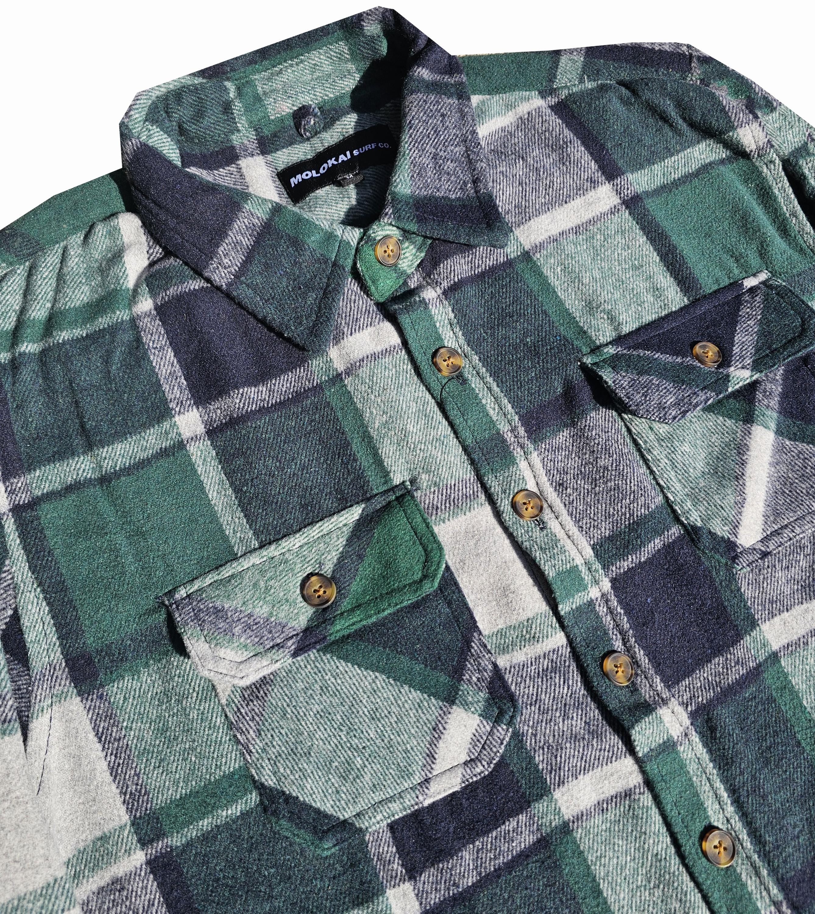 Green Heavy Flannel