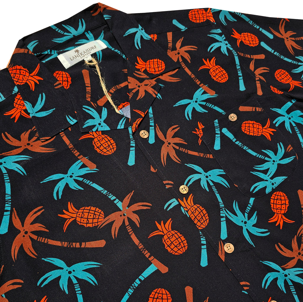 Vintage Pineapple and Palms