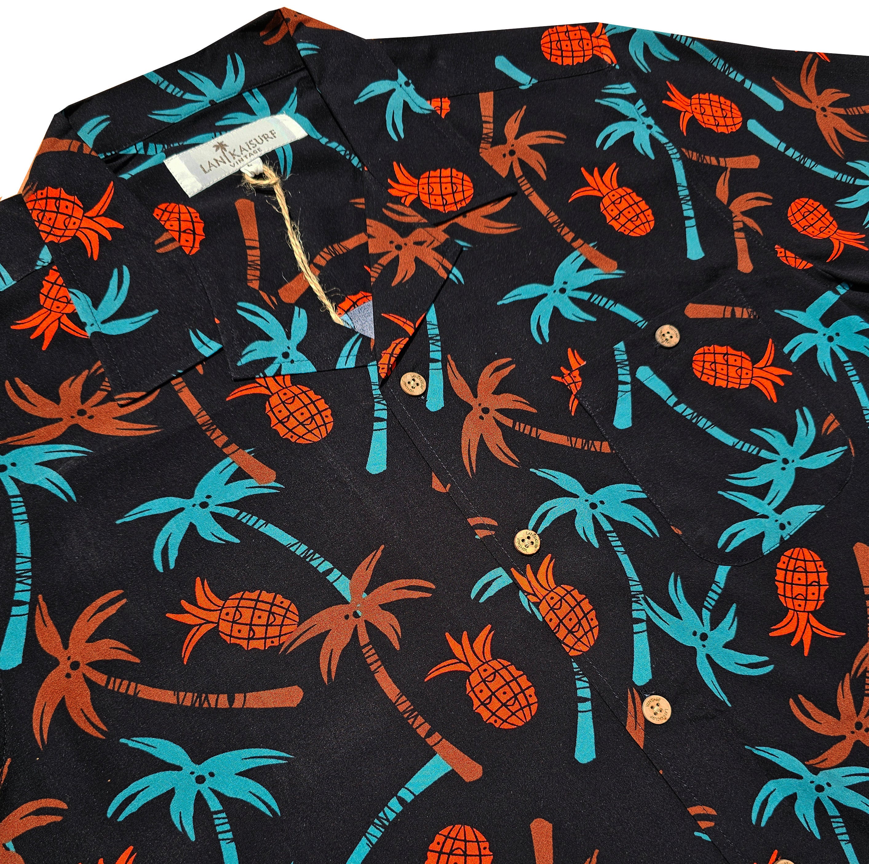 Vintage Pineapple and Palms