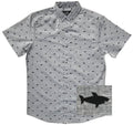 Sharks Grey Button Down Boys Shirt