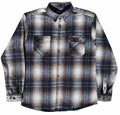 Navy and Brown Heavy Flannel