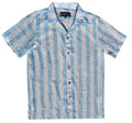 Surf Light Blue Crochet Button Down Shirt