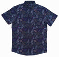Neon Trippy Vibes Button Down Shirt