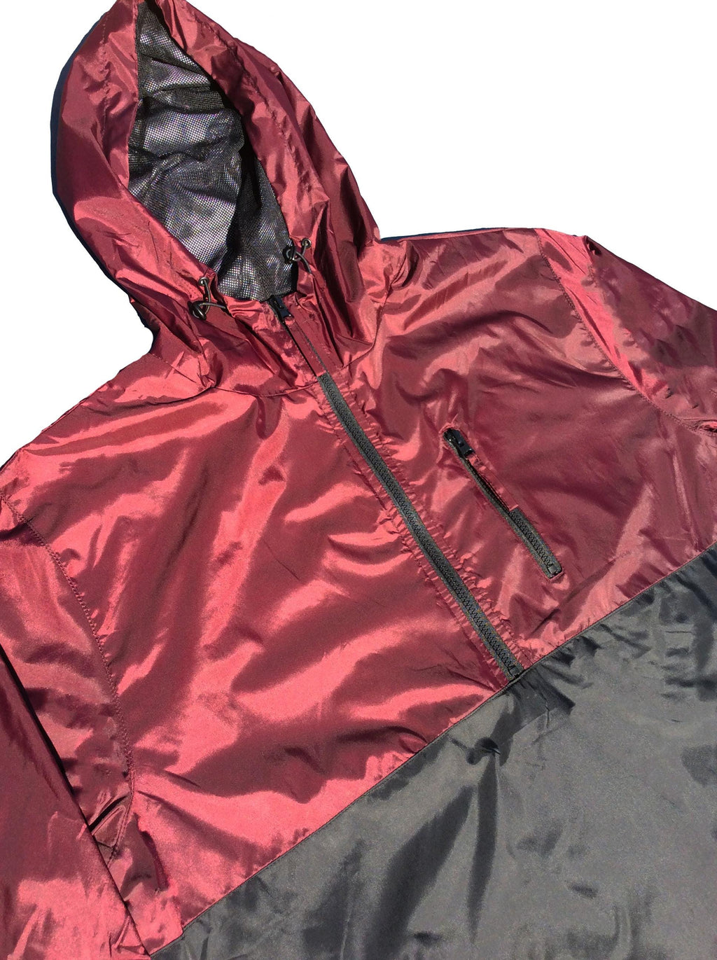 Red and Black Windbreaker