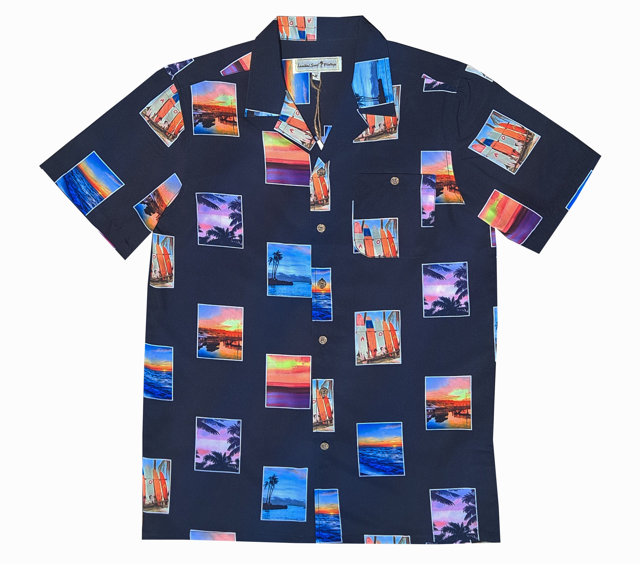 Lanikai Surf Vintage Beach Polaroids