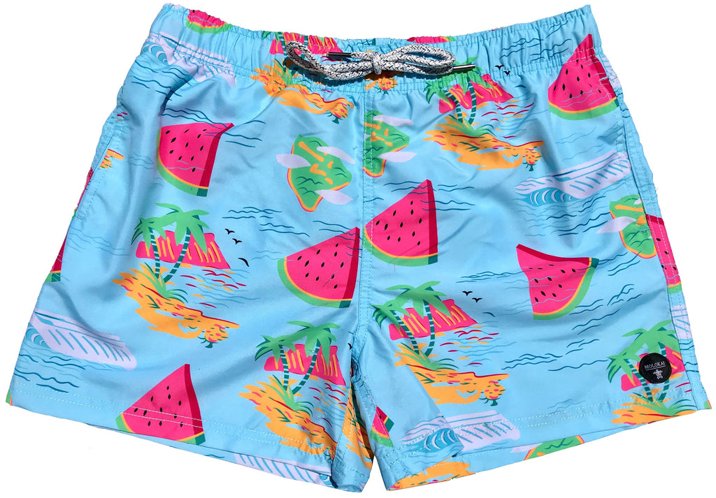 Molokai Watermelons Boys Swim Trunks