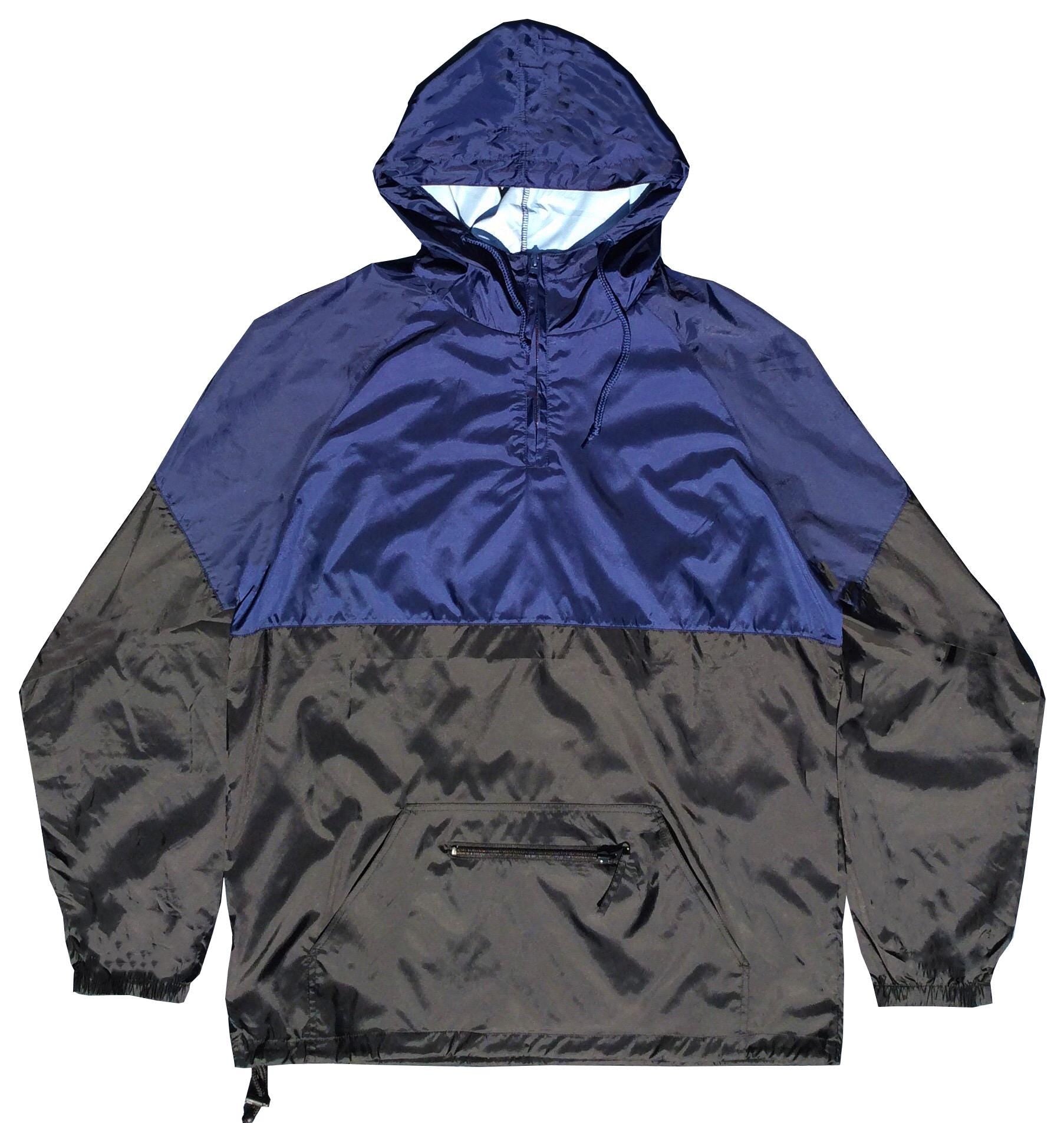 Black and Blue Windbreaker