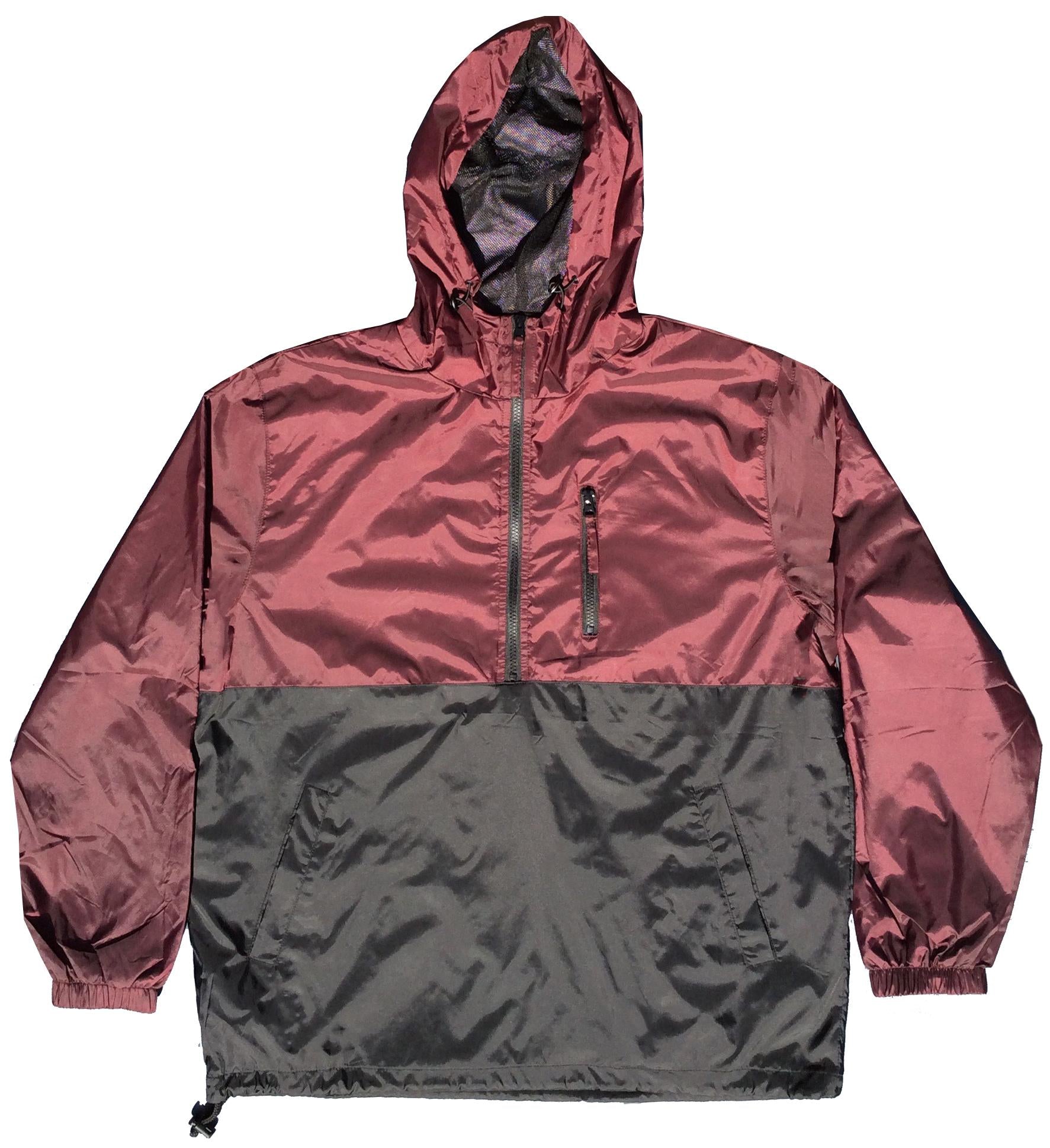 Red and Black Windbreaker
