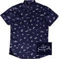Space Navy Cosmos Button Down Shirt