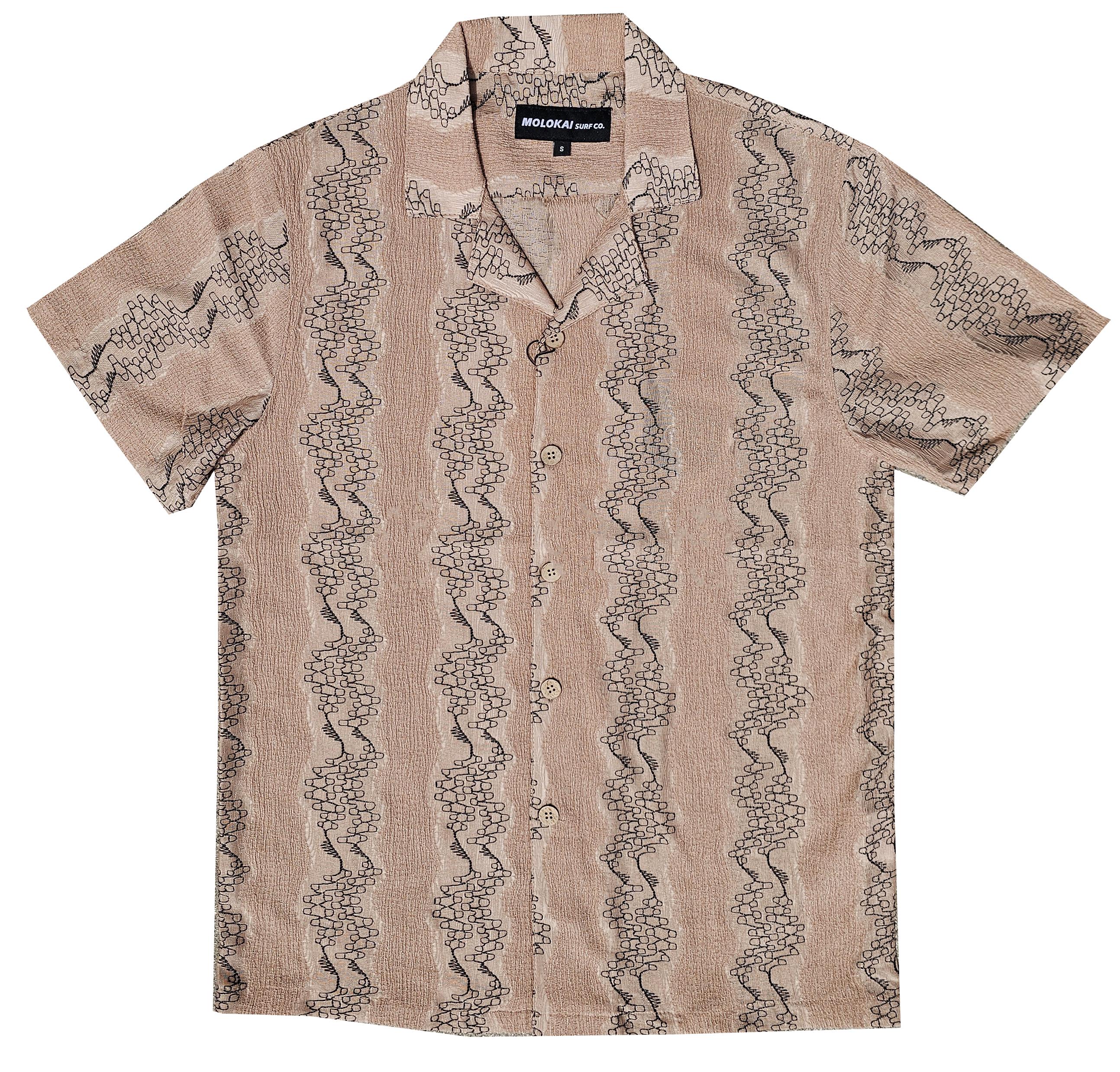 Brown and Black Button Down Shirt