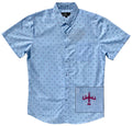 Mini Airplanes Blue Button Down Shirt