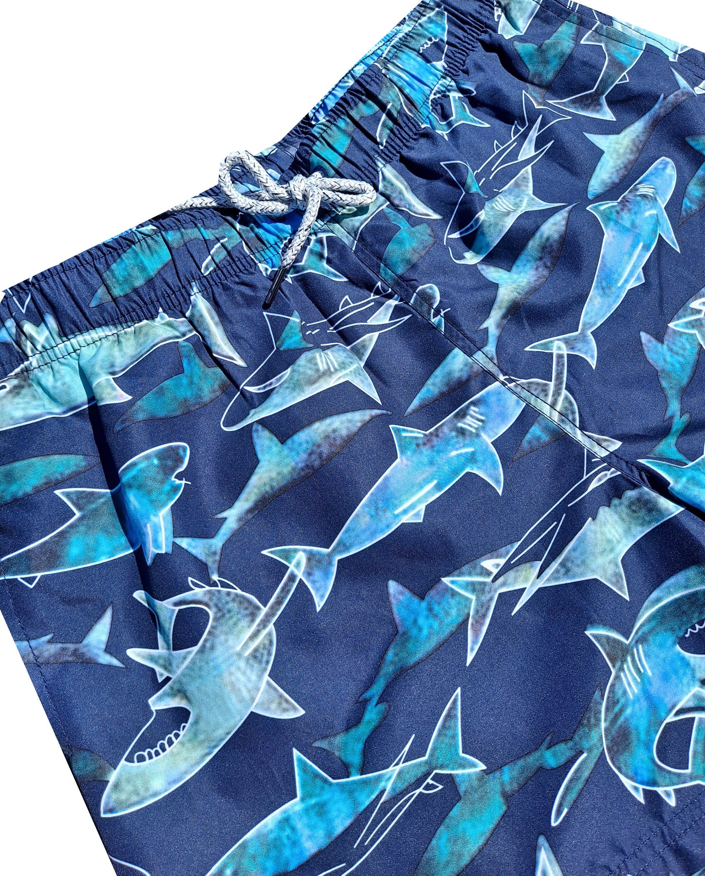Molokai Shark Bait Swim Trunks