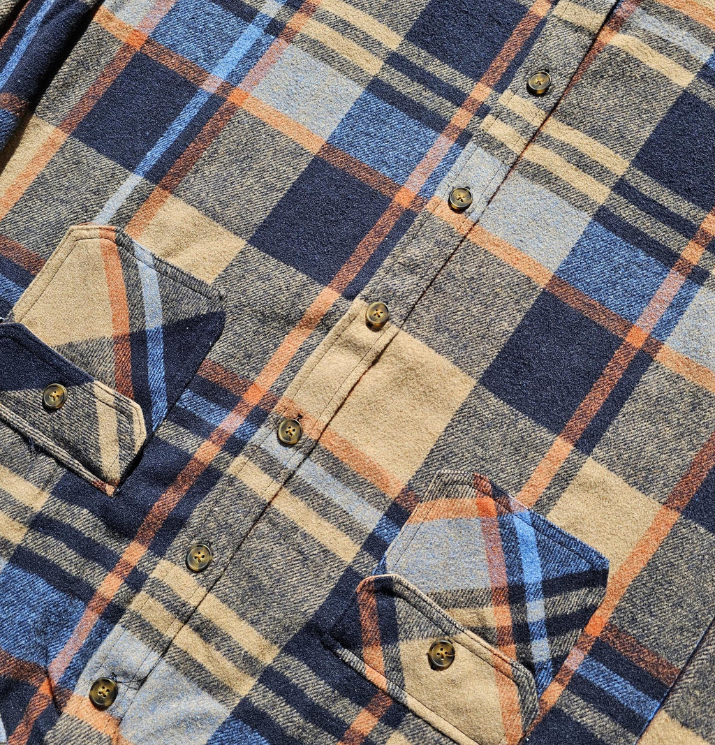 Rust Orange Heavy Flannel
