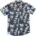 Reversed Floral Flamingo Button Down Shirt