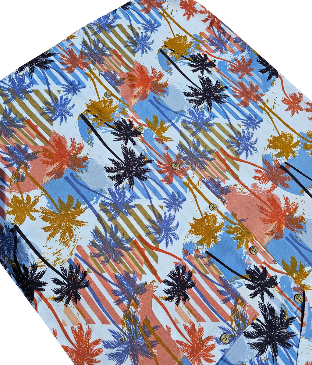 Vintage Striped Palms