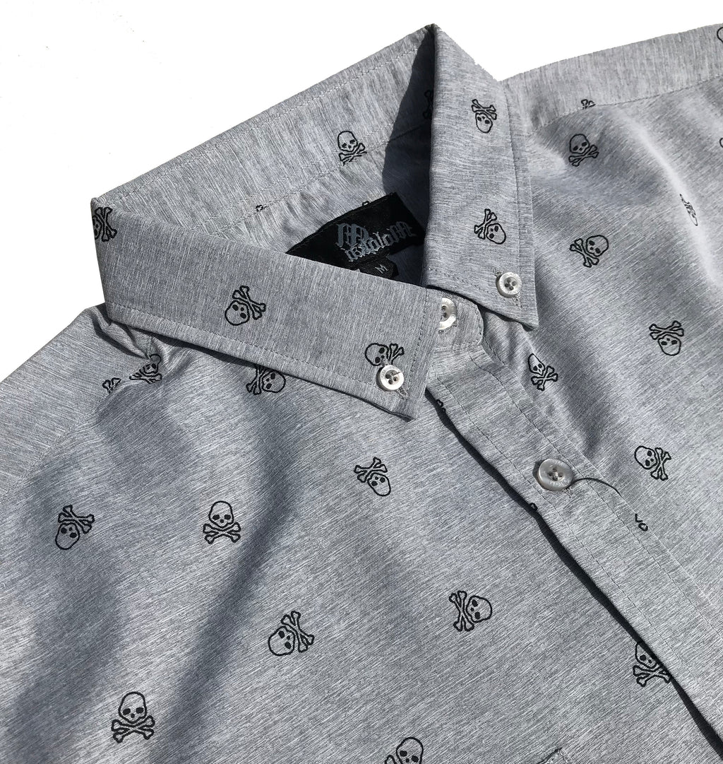 Skulls Button Down Shirt