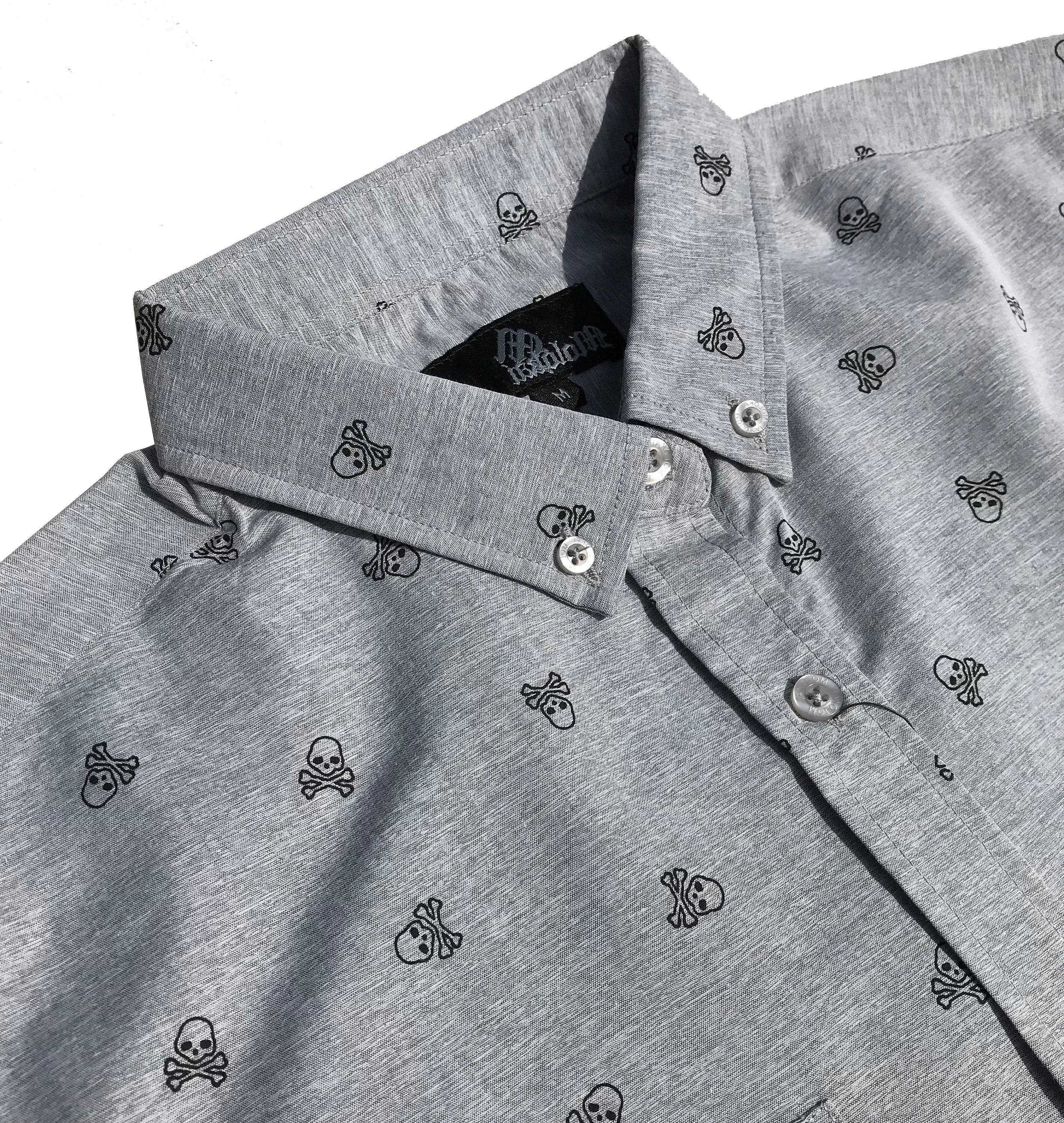 Skulls Button Down Shirt