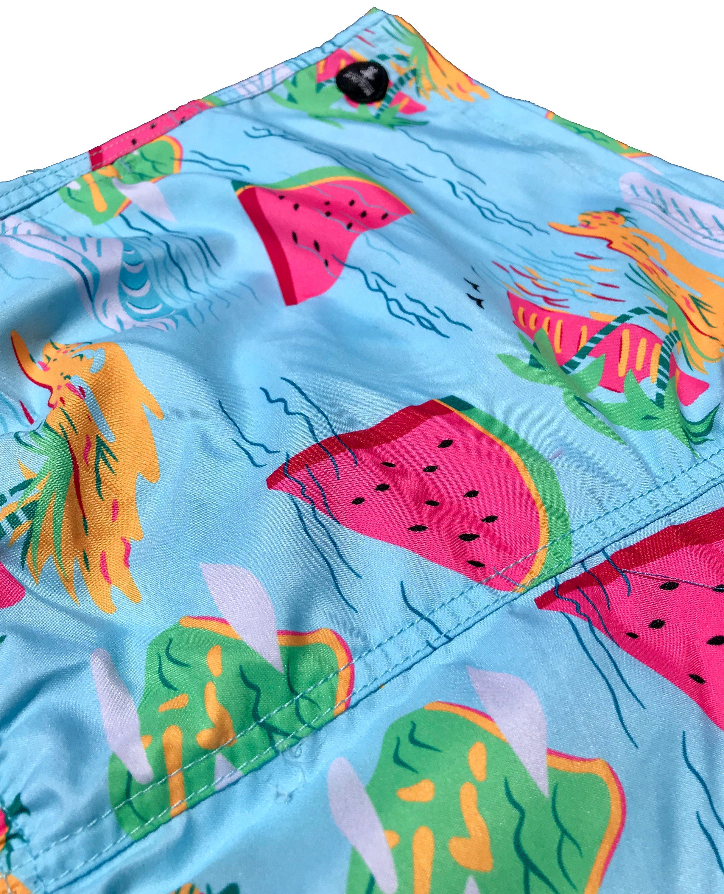 Molokai Watermelons Boys Swim Trunks