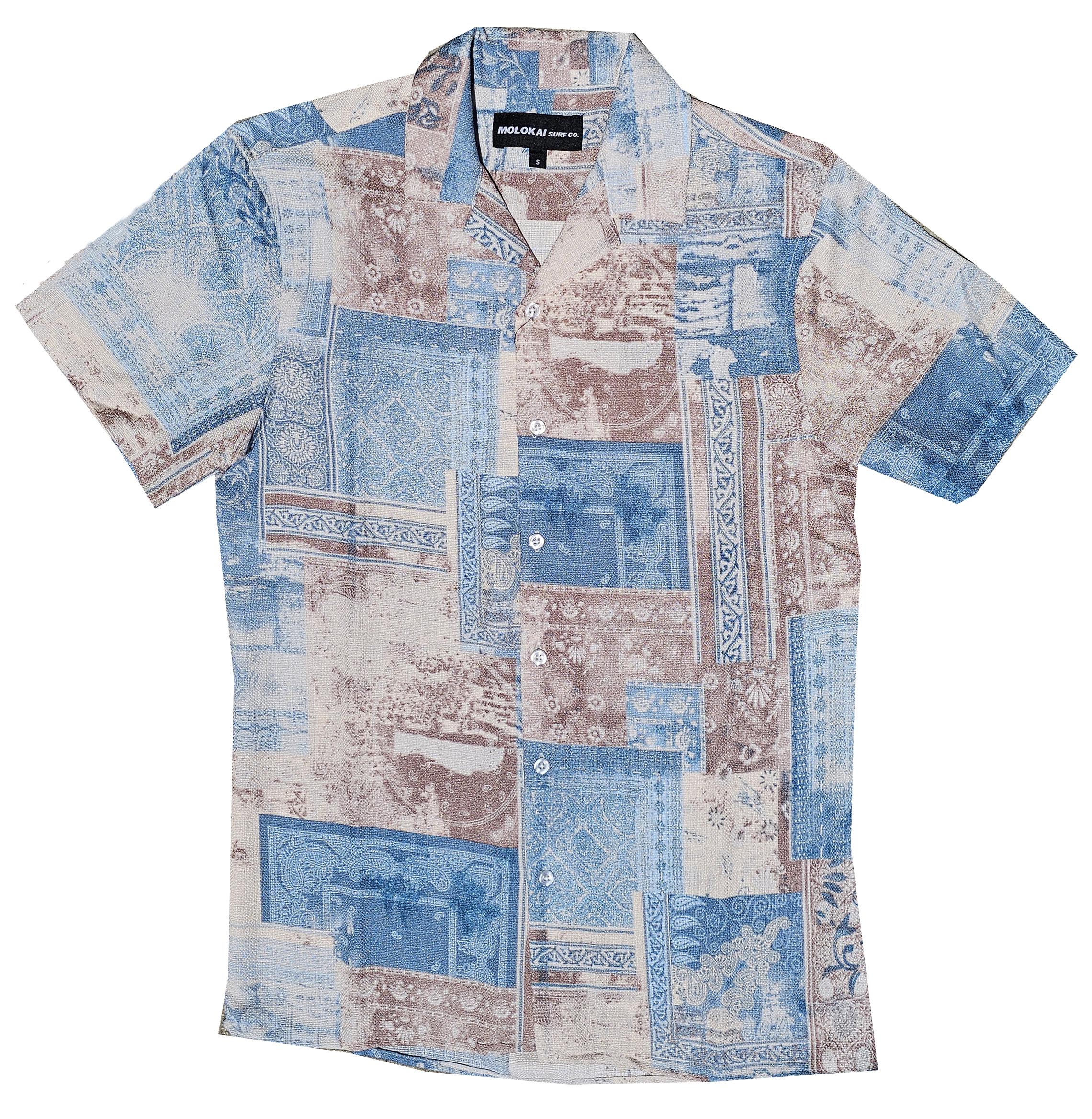 Rustic Bandana Button Down Shirt