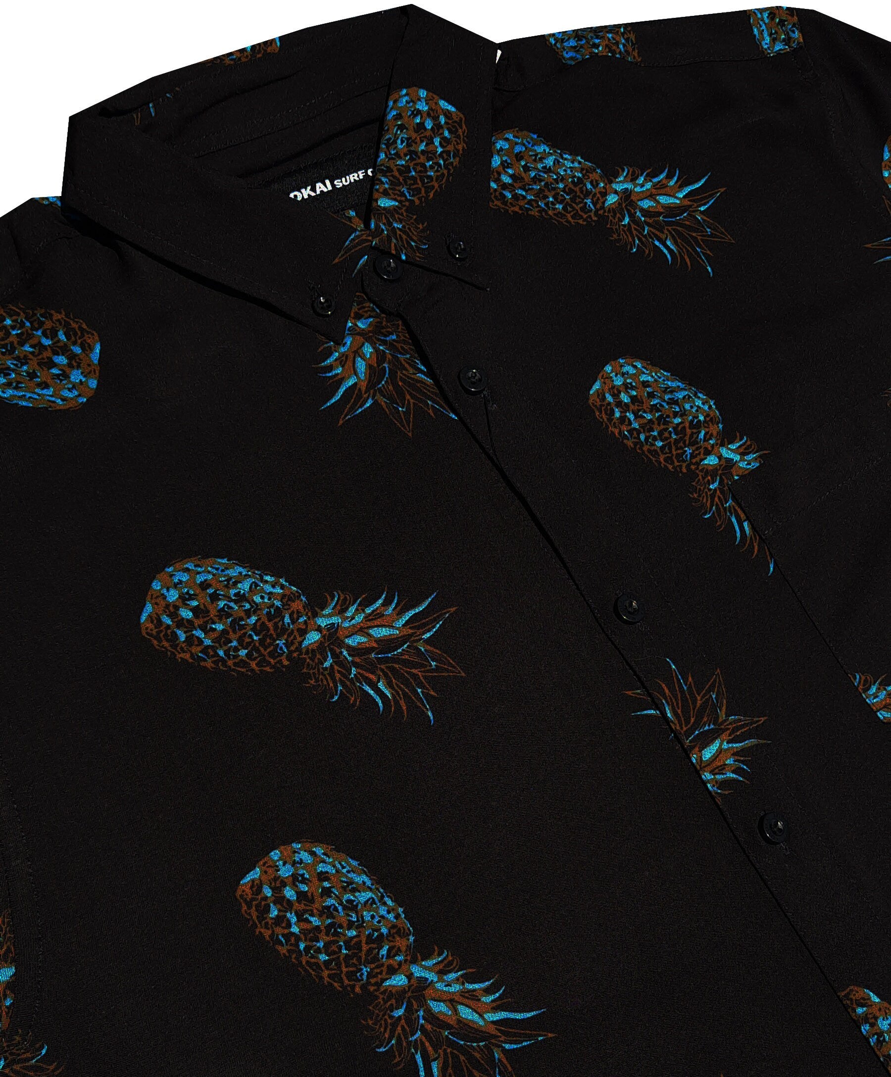 Vintage Neon Pineapple Black