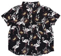 Women's Black Flamingo Shirt