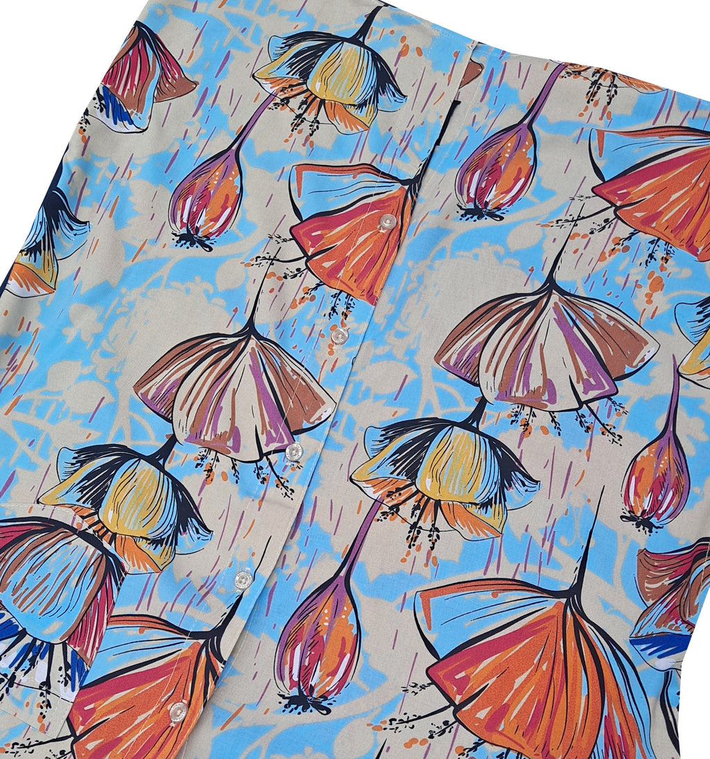 Blooming Tulips Button Down Shirt