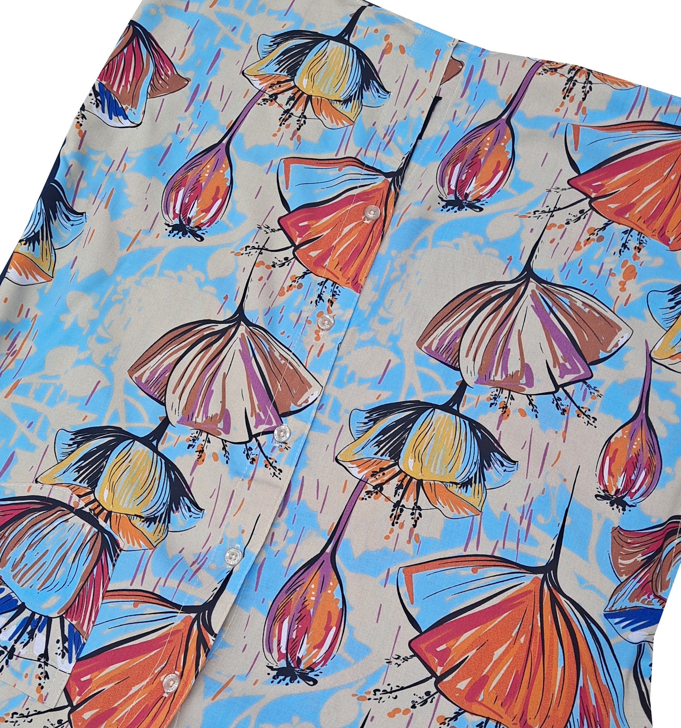 Blooming Tulips Button Down Shirt