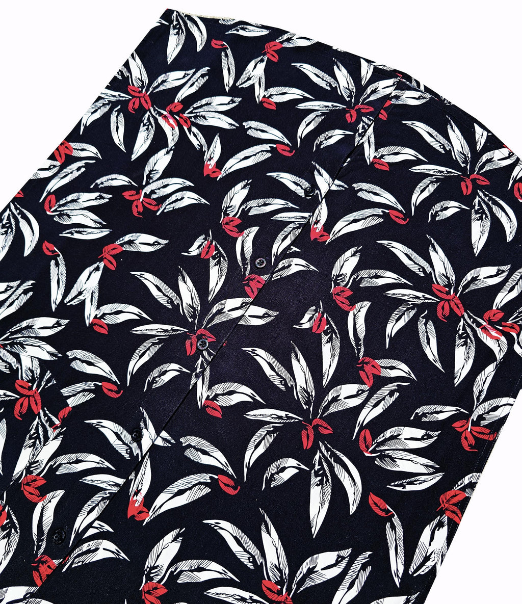 Black and Red Flower