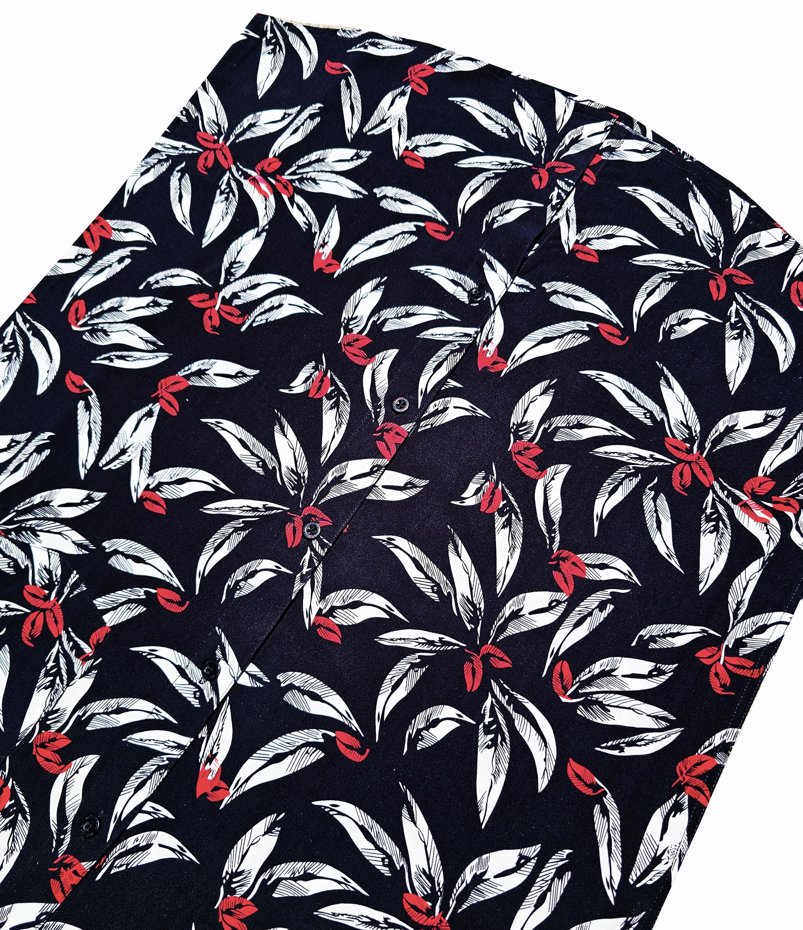 Black and Red Flower