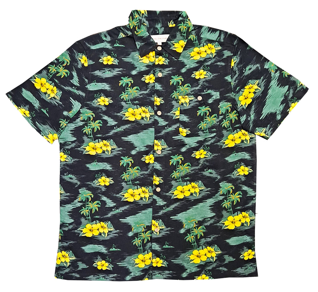 Vintage Yellow Hibiscus
