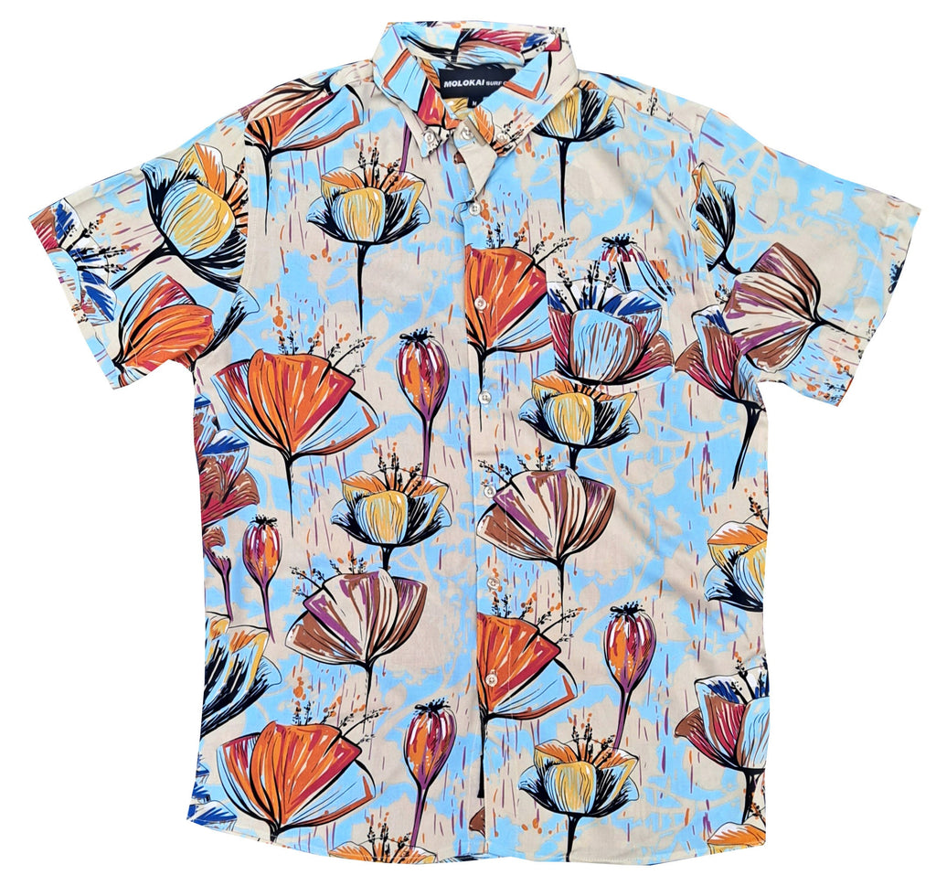 Blooming Tulips Button Down Shirt