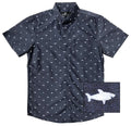 Sharks Navy Button Down Shirt