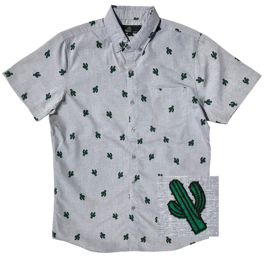 Cactus Button Down Boys Shirt
