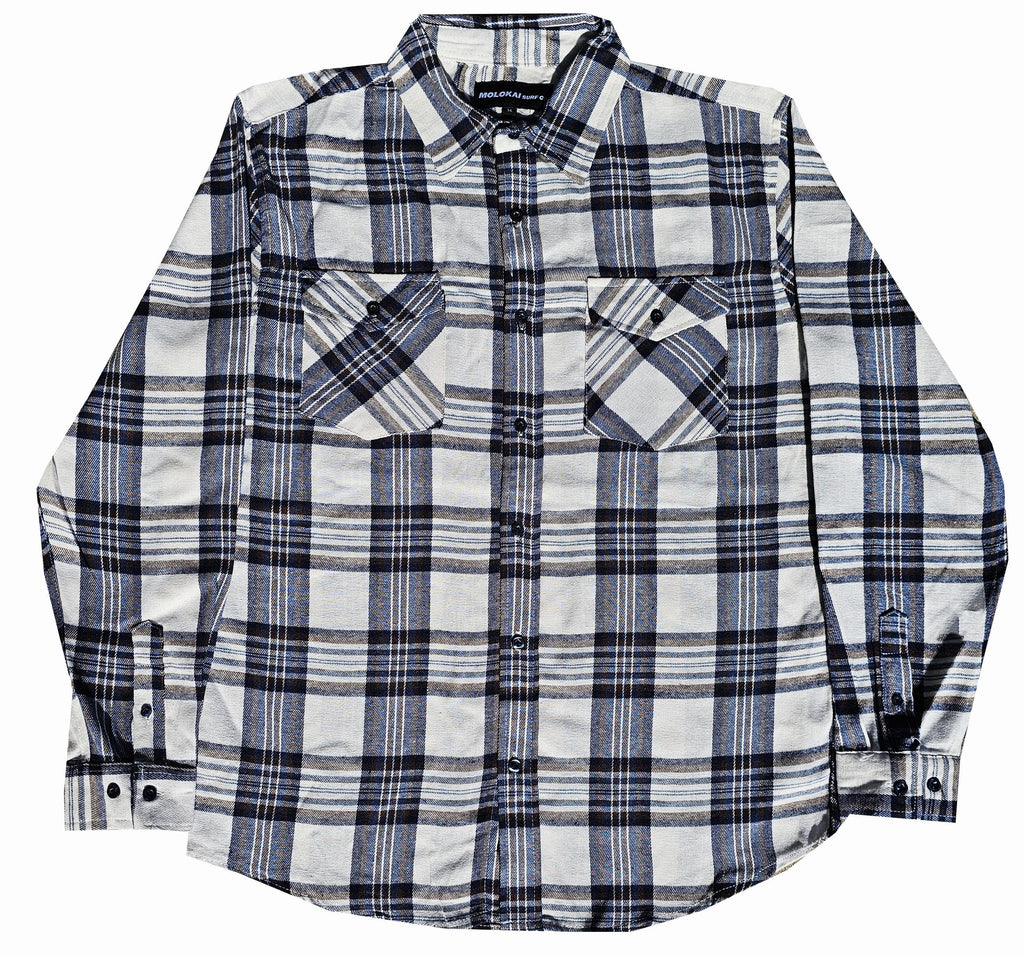 Cream and Brown Flannel