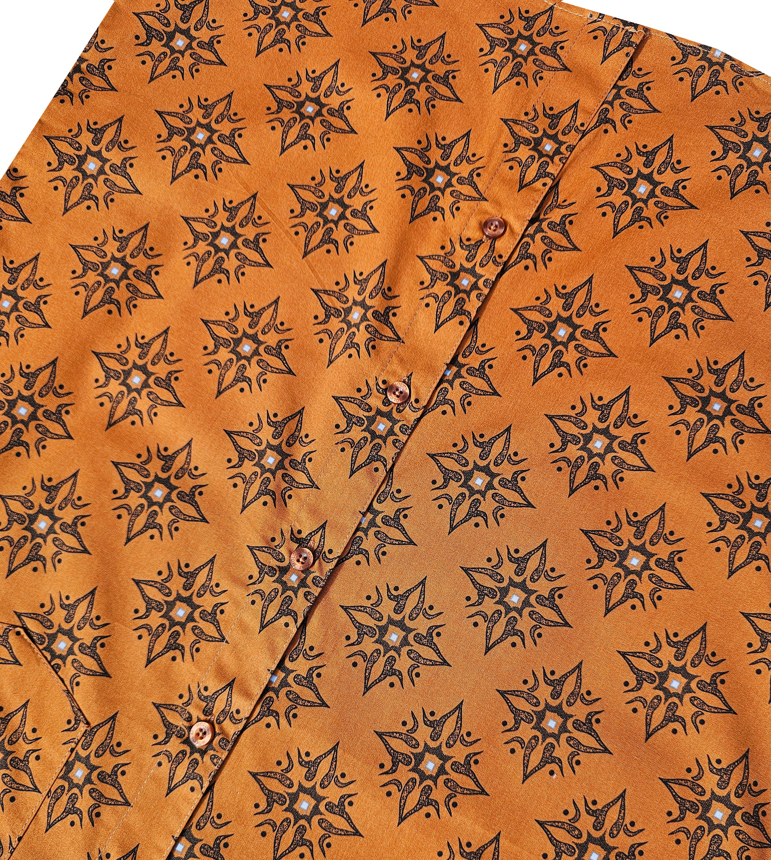 Rust Diamonds Down Shirt