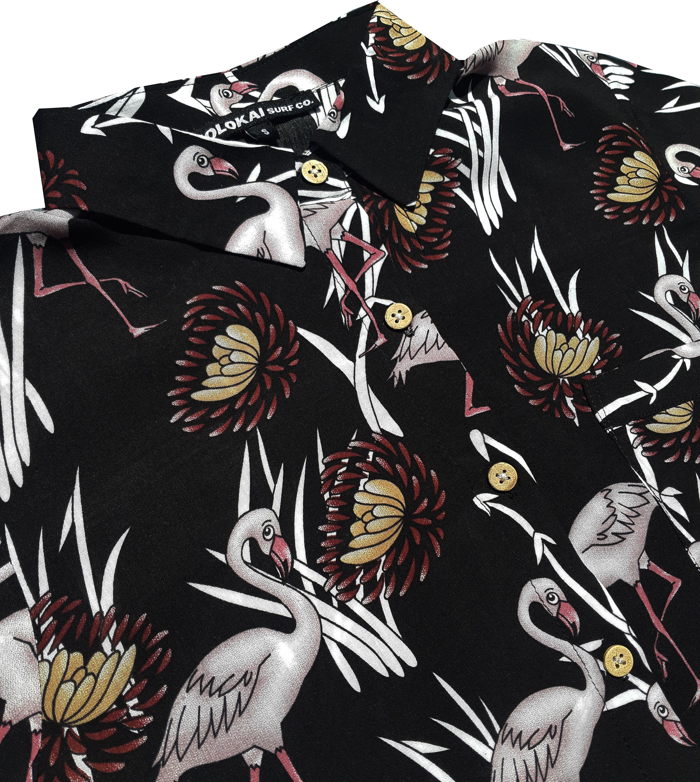 Women's Black Flamingo Shirt