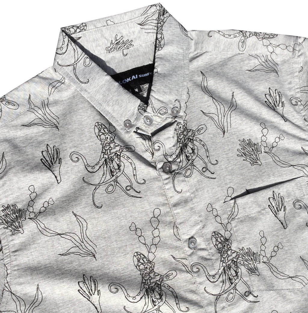 Octopus Print Short Sleeve Shirt