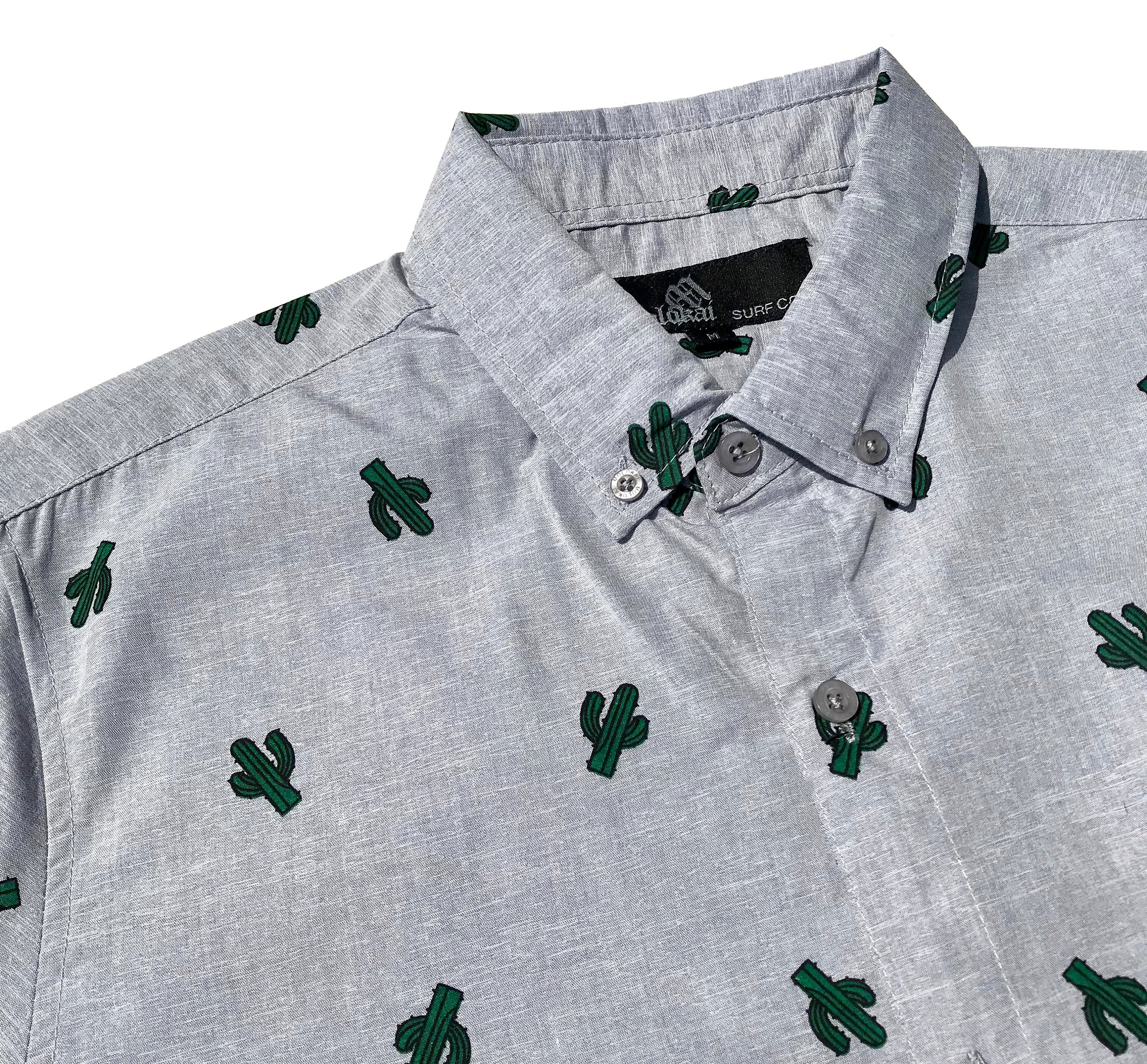 Cactus Button Down Boys Shirt